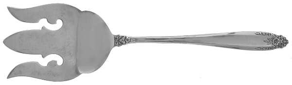 Prelude (Sterling, 1939, No Monograms) Solid Salad Serving Fork