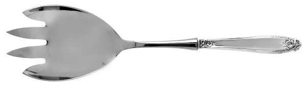 Prelude (Sterling, 1939, No Monograms) Salad Serving Fork with Stainless Prongs
