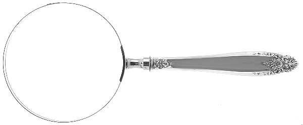 Prelude (Sterling, 1939, No Monograms) Large Magnifying Glass with Sterling Handle