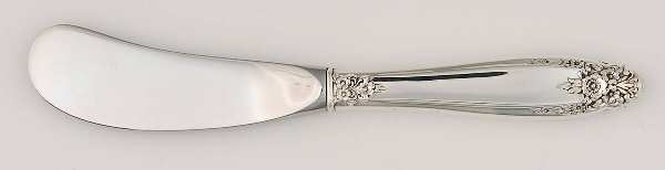 Prelude (Sterling, 1939, No Monograms) Butter Spreader Hollow Hdl-Paddle/Stainless Blade