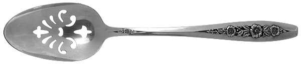 Primrose II (Silverplate, 1952) Pierced Tablespoon (Serving Spoon)