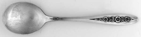Primrose II (Silverplate, 1952) Round Bowl Soup Spoon (Cream Soup)