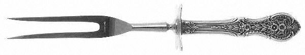 Primrose (Sterling, 1936) Small Carving Fork W/Sterling Guard