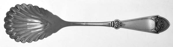 Princess (Silverplate, 1879, No Monograms) Sugar Shell Spoon