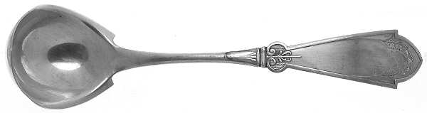 Princess (Silverplate, 1879, No Monograms) Solid Piece Cream Ladle