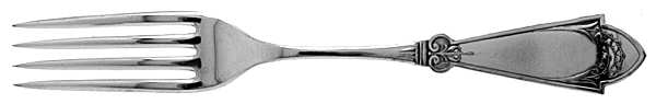Princess (Silverplate, 1879, No Monograms) Fork