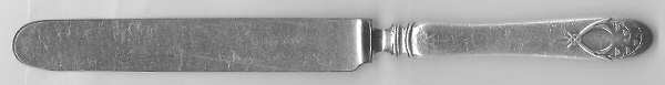Princess (Silverplate, 1879, No Monograms) Blunt Solid Knife