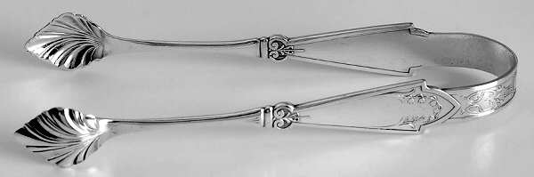 Princess (Silverplate, 1879, No Monograms) Sugar Tongs