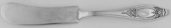 Princess (Silverplate, 1921) Flat Handle Master Butter Knife