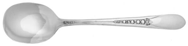 Priscilla-Lady Ann (Silverplate) Round Bowl Soup Spoon (Cream Soup) HC