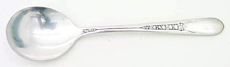 Priscilla-Lady Ann (Silverplate) Round Bowl Soup Spoon (Gumbo)