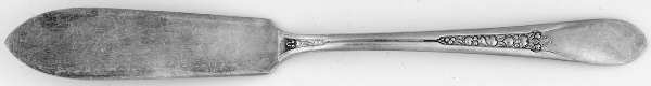 Priscilla-Lady Ann (Silverplate) Flat Handle Master Butter Knife