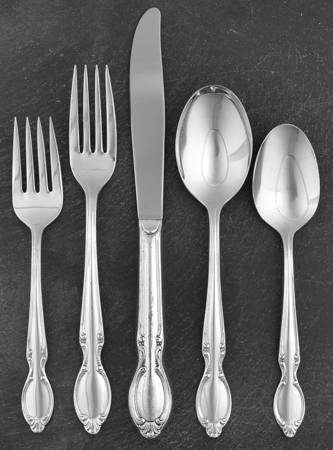 Precious Mirror (Silverplate, 1954) 5 Piece Place Setting