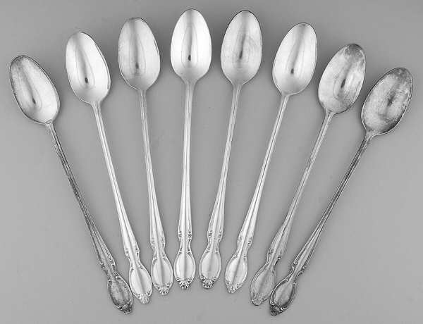 Precious Mirror (Silverplate, 1954) Iced Tea Spoon - Set of 8