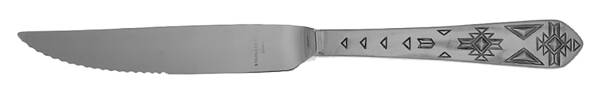 Pueblo (Stainless) Steak Knife Individual Hollow, Serrate HC