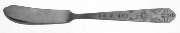 Pueblo (Stainless) Flat Handle Master Butter Knife