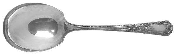 Puritan (Silverplate, 1941) Solid Smooth Casserole Spoon