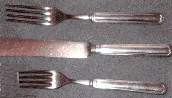 Puritan (Silverplate, 1912) Indented Solid Handled Fork
