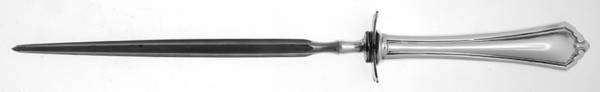 Puritan (Silverplate, 1912) Large Roast Steel Rod Knife Sharpener