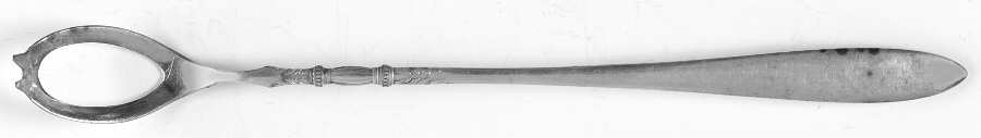 Queen Ann-St. Moritz (Silverplate, 1910) Pierced Bowl Long Handle Olive Spoon by International Silver
