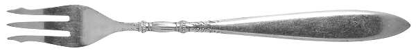 Queen Ann-St. Moritz (Silverplate, 1910) Short Handle Pickle/Olive Fork