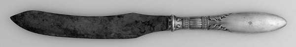 Queen Ann-St. Moritz (Silverplate, 1910) Small Steak Carving Knife with Stainless Blade