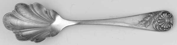 Queen (Silverplate, 1891) Sugar Shell Spoon