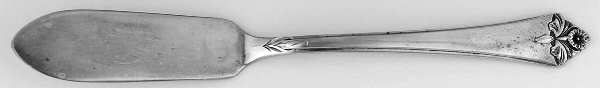 Queen of Flowers (Silverplate, 1951) Flat Handle Master Butter Knife