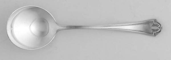Quincy (Sterling, 1917) Round Bowl Soup Spoon (Bouillon)