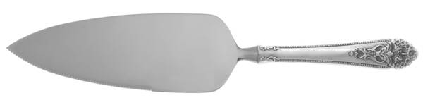 Queen's Lace (Sterling, 1949) Pie Server with Serrated Stainless Blade HC