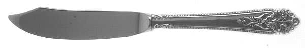 Queen's Lace (Sterling, 1949) Individual Fish Knife with Stainless Blade