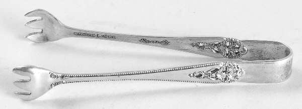Queen's Lace (Sterling, 1949) Sugar Tongs