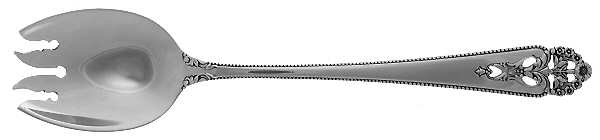Queen's Lace (Sterling, 1949) Ice Cream Fork by International Silver
