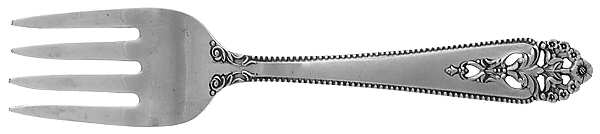 Queen's Lace (Sterling, 1949) Baby Fork by International Silver