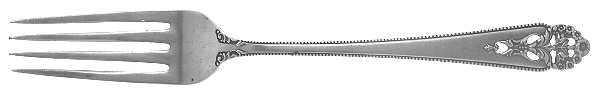 Queen's Lace (Sterling, 1949) Youth Fork