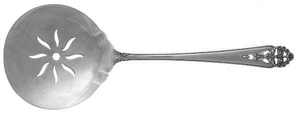 Queen's Lace (Sterling, 1949) Tomato Server, Solid Piece by International Silver