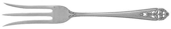 Queen's Lace (Sterling, 1949) Lemon Fork by International Silver