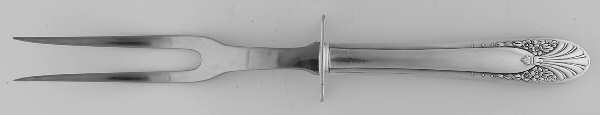 Radiance (Silverplate 1939) Large Stainless-Prong Roast Carving Fork
