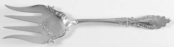 Raphael (Silverplate, 1896) Large Solid Fish Serving Fork