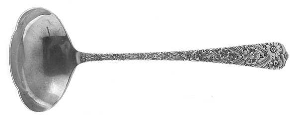Radiant Rose (Sterling, 1938) Solid Piece Cream Ladle
