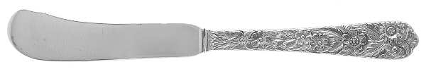 Radiant Rose (Sterling, 1938) Flat Handle Butter Spreader