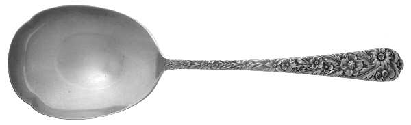 Radiant Rose (Sterling, 1938) Small Solid Berry/Casserole Spoon