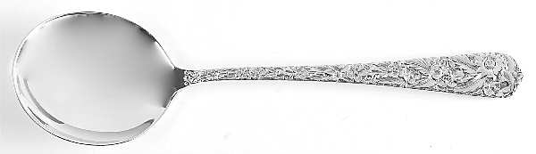 Radiant Rose (Sterling, 1938) Round Bowl Soup Spoon (Gumbo)