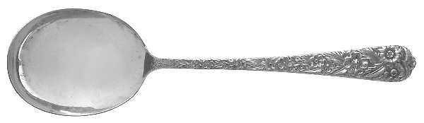 Radiant Rose (Sterling, 1938) Round Bowl Soup Spoon (Cream Soup)