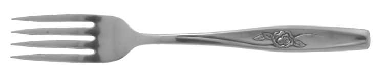 Random Rose (Stainless) Individual Salad Fork