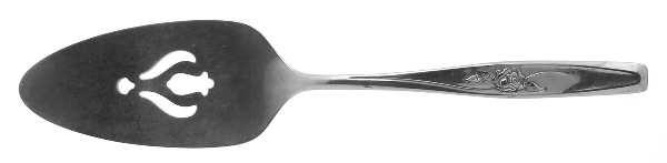 Random Rose (Stainless) Pierced All Stainless Pie Server