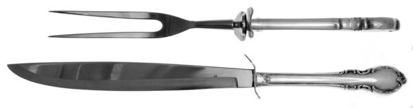 Reflection (Silverplate 1959) Large 2-Piece Roast Carving Set w/Stainless Blade
