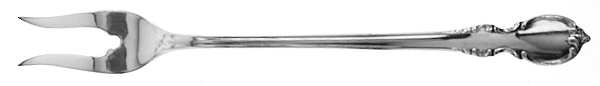 Reflection (Silverplate 1959) Short Handle Pickle/Olive Fork by International Silver