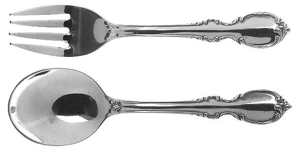 Reflection (Silverplate 1959) 2 Pc Baby Set (BF, BS) by International Silver