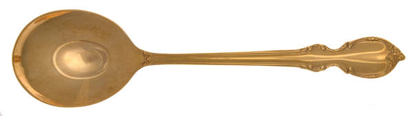 Reflection (Gold Electroplate, 1959) Round Bowl Soup Spoon (Gumbo)